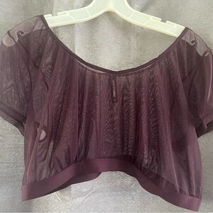 Torrid Curves Cropped Mesh Top